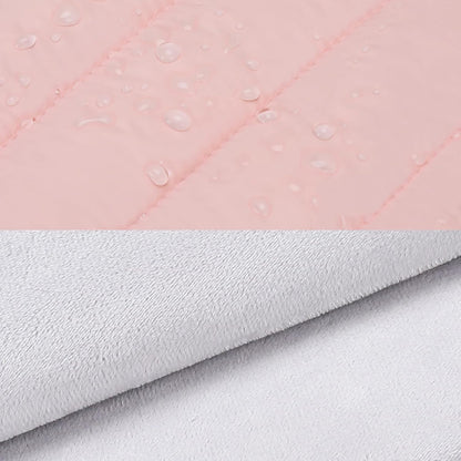 MOSISO 15-15.6 inch Laptop Case, 16 inch Puffy Laptop Sleeve Compatible with MacBook Pro 16, HP Dell ASUS Acer Toshiba Lenovo Notebook Computer, Polyester Horizontal Bag with Small Case, Pink