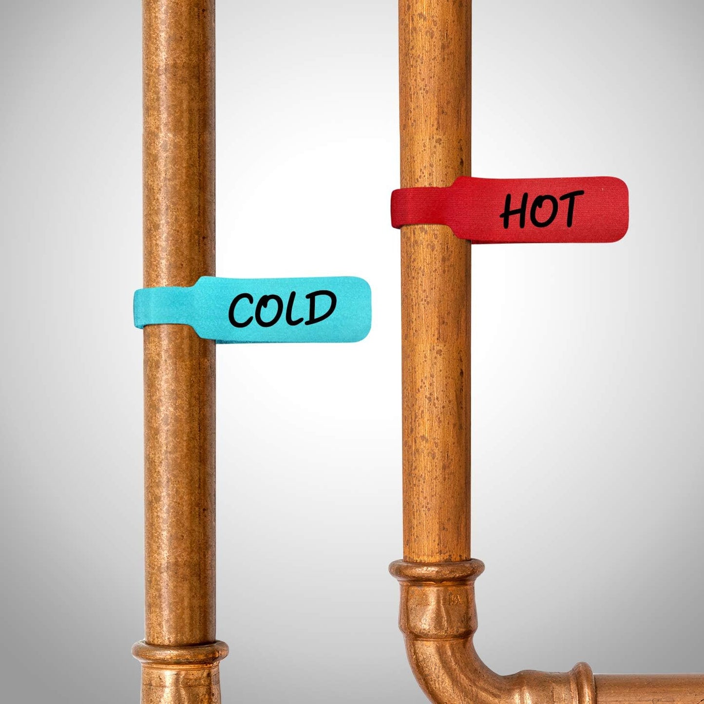 Cable Labels - Wrap-It Storage - Large, Multi-Color (30-Pack) - Colorful Labels for Basement and Office Organizing