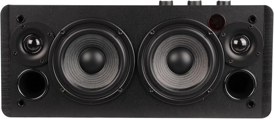 Edifier D12 Integrated Desktop Computer Speakers with Bluetooth 5.0, Wireless Stereo Tabletop Speaker 70 Watts RMS with Subwoofer Line Out, RCA, Aux Input for PC Monitor Laptop -Black