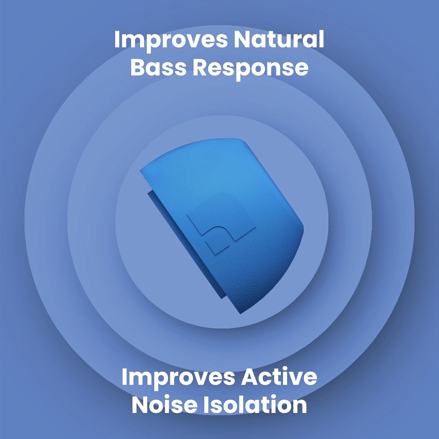 Foam Masters Ultra-Premium Memory Foam Ear Tips for AirPods Pro 1st & 2nd Gen | 3 Pairs | Black Magic Ver 6.0 | Secure | Comfort | Better Noise Cancel | Replacement Buds – Supercar Blue, Small