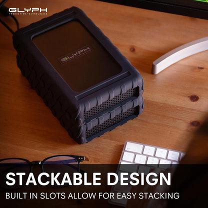 Glyph BlackBox Pro External Hard Drive 7200 RPM, USB-C (3.1,Gen2) (16TB)