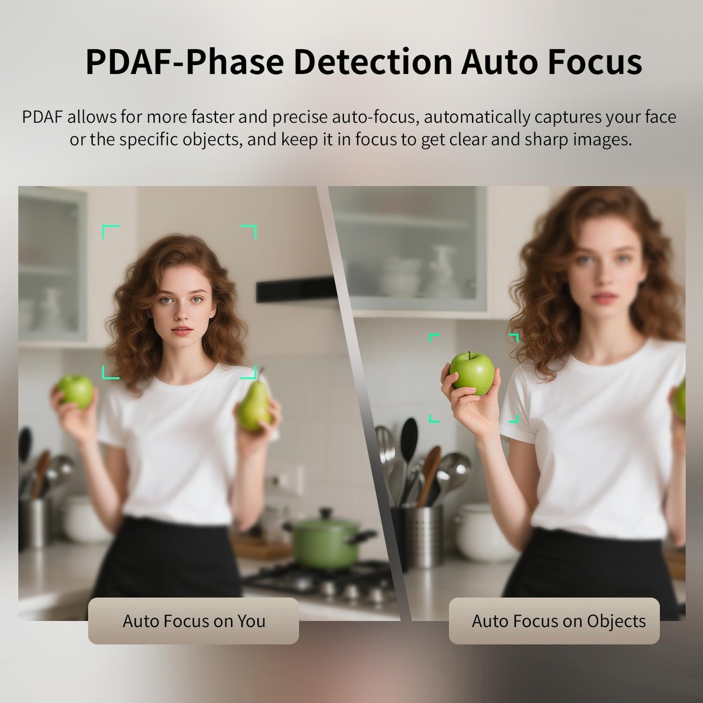 TOALLIN 4K Webcam with Ring Light, Remote Control, PDAF Auto-Focus, 1/2.5" Sensor & 12MP, Built-in Dual Mics, 5X Digital Zoom and Image Mirroring, Web Camera for Live-Streaming/Meeting/Video Calls