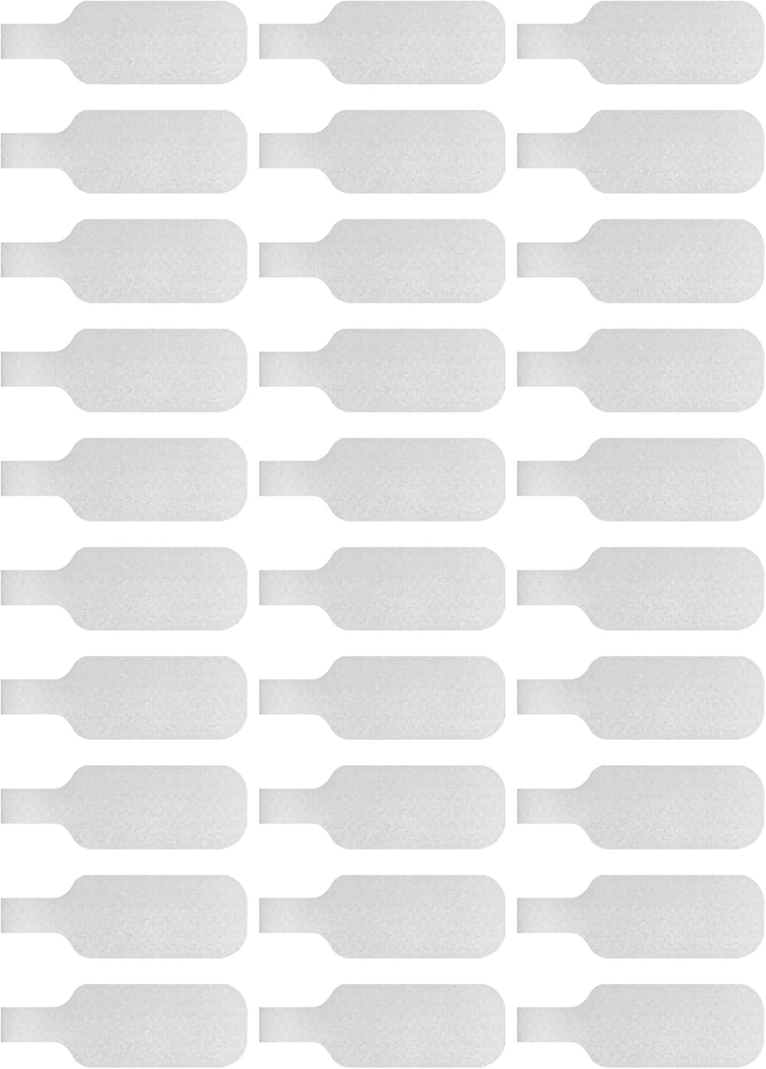 Wrap-It Storage Cable Labels - Medium, White (30-Pack) Write On Cord Labels, Wire Tags for Cable Management and Organizer for Electronics, Computers and More