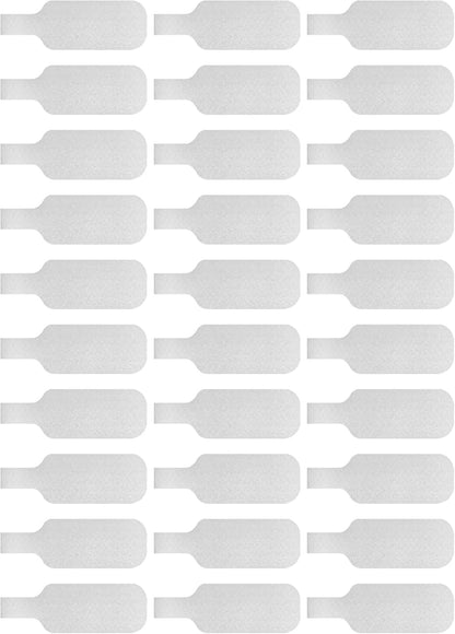 Wrap-It Storage Cable Labels - Medium, White (30-Pack) Write On Cord Labels, Wire Tags for Cable Management and Organizer for Electronics, Computers and More