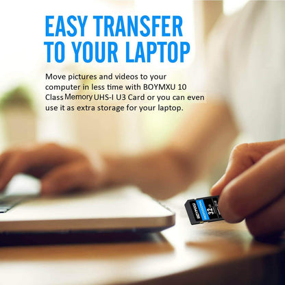 Professional 1000 x Class 10 UHS-I U3 Memory Card - 32GB, Compatible with Computers, Cameras and Camcorders, Up to 95MB/s Read Speed, Blue/Black