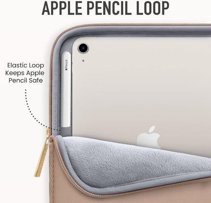 Vandel 9-11 Inch Tablet Sleeve, iPad Sleeve 11 inch Travel Pouch, Fits iPad Pro 11 Inch M4/ 10th Generation 10.9, 9/8th Gen 10.2/ Air 11" 5/4/3 10.9"/10.5", Pro 11 M2, Tab S8/S9