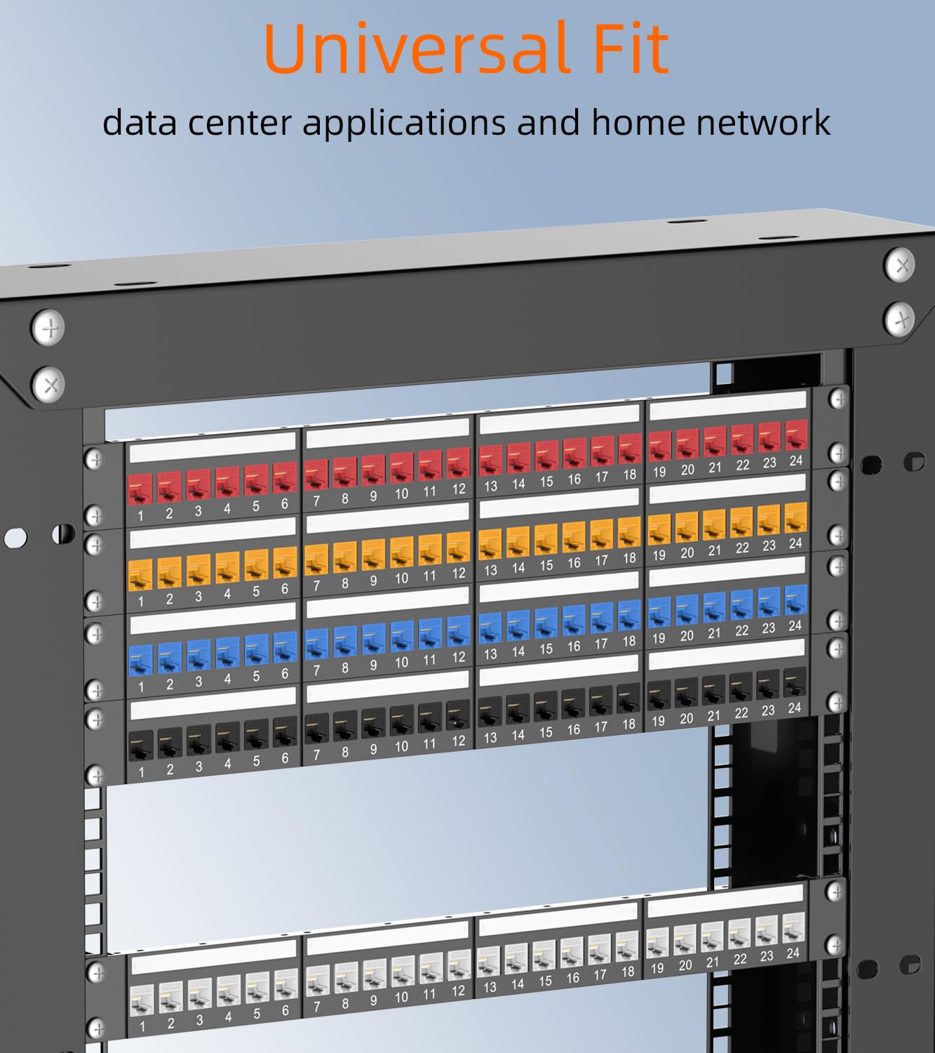 Rapink RJ45 Keystone Jack Cat6 10G Support, Keystone Jacks UTP 25 Pack for Wall Plate and Patch Panel, Rj45 Keystone 90 Degree Red Color for Cat6, Cat5e, Cat5 Cabling
