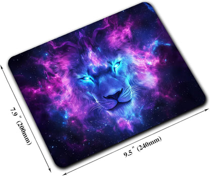 Cartoon Anime Elephant Custom Mouse Pad with Non-Slip Rubber, Small Square Design for Wireless Laptop & Computer Mouse Pads for Desk, 9.5 x 7.9 inch Smooth Surface for Gaming & Office