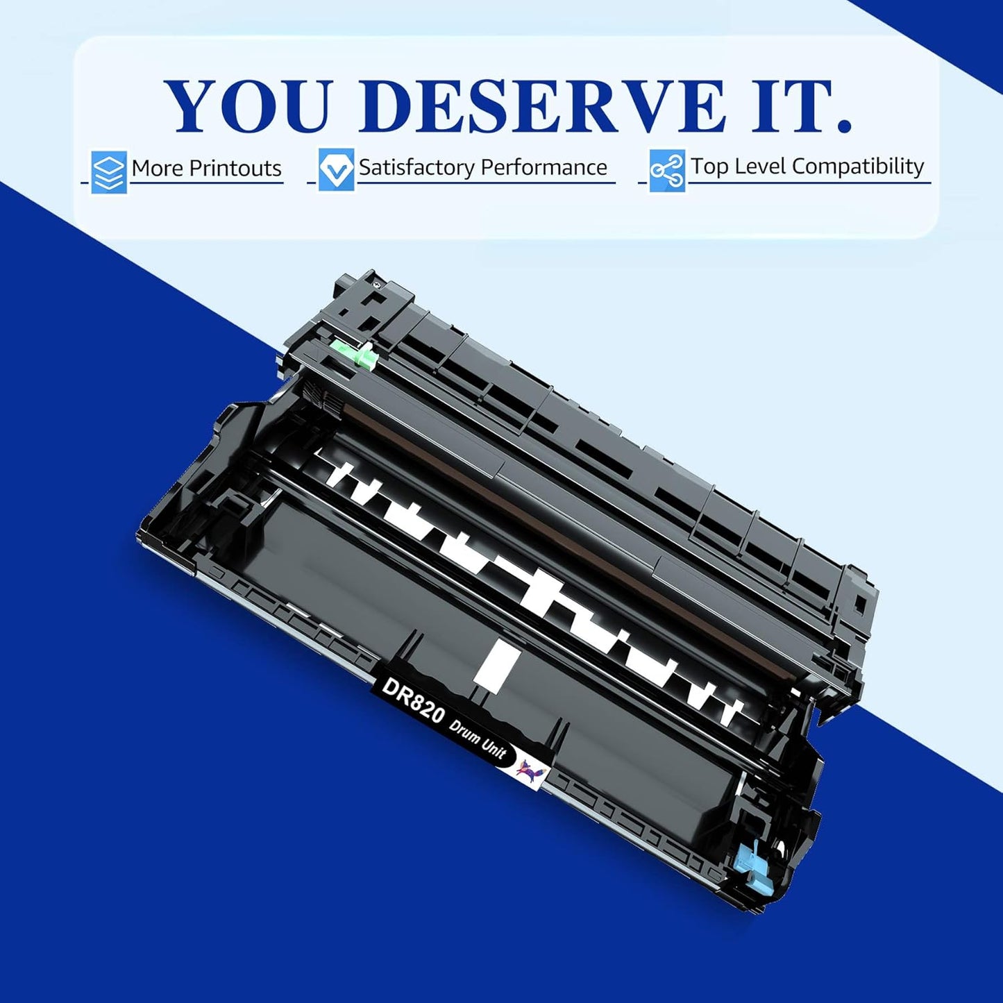 DR820 Drum Unit Compatible with Brother Printers – Seamless Integration, Yields Up to 30,000 Pages – Fits HL-L6200DW, HL-L5200DW, HL-L5100DN, MFC-L5900DW, MFC-L5700DW, MFC-L5800DW (Black, 1-Pack)