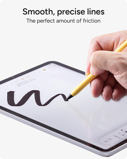 ZAGG Replacement Tips for Apple Pencil 1st Gen, 2nd Gen, & USB-C - Pack of 4, Smooth Writing, Perfect Friction, Black