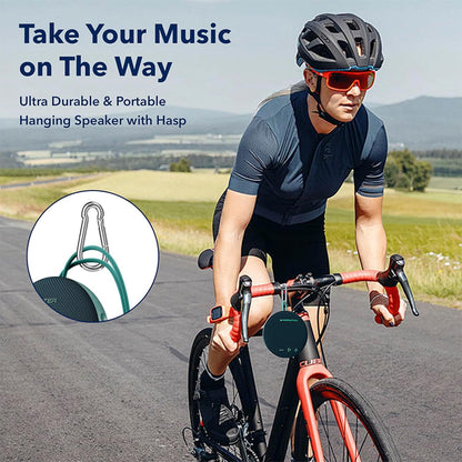 Monster Bluetooth Speaker, IPX8 Shower Speaker Waterproof, Bluetooth 5.4 with Loud HD Sound and Robust Bass, Extra Long Playtime Punchy, for Home, Beaches Portable Wireless Outdoor Speakers