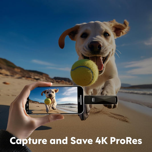 LinkMore NR P50 1TB External SSD – Type-C & USB-A Portable Drive, USB 3.2 5Gbps, 560MB/s Read, 500MB/s Write, 110MB/s Sustained Write – Works with iPhone 15, PS5, Steam Deck, Android, Mac, Windows