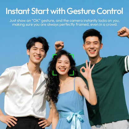 ULANZI TT23 64" Auto Face Tracking Tripod for iPhone/Android with Remote, 360°Rotating Selfie Stick That Follows Your Movement, Facial Recognition Tripod for iPhone/Android/Camera/GoPro