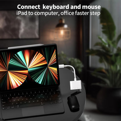 USB-C to SD Card Reader for iPhone iPad with USB OTG Camera Adapter, 4 in 1 Camera Connection Kit, iPhone Adapter with Fast Charging Port, for iPad,iPhone 16 15Pro Max, MacBook Pro/Air, Samsung