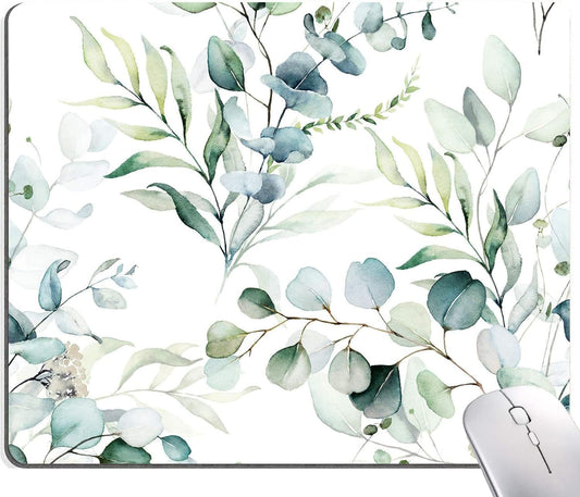 Mouse Pad, Premium-Textured Mouse Mat, Non-Slip Rubber Base Mousepad for Laptop, Computer & PC,9.5×7.9 in, Green Grass