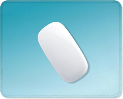 ITNRSIIET Mouse Pad Non-Slip Rubber Base Smooth Surface Stitched Edges Waterproof Durable Compatible with All Mice for Office & Gaming, Desk Accessory, 10.2x8.3x0.12 inch, Aqua Gradient