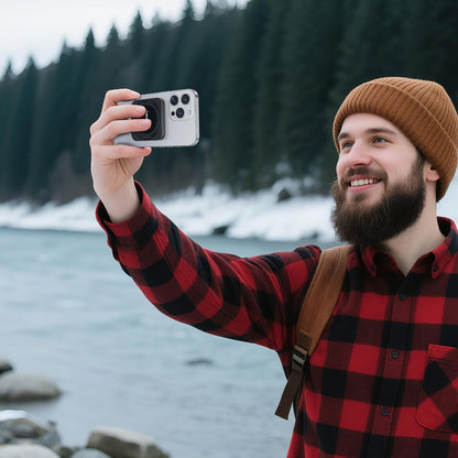 fanxiang 500GB Magnetic Portable SSD with 360° Rotating Stand, Up to 2000MB/s, USB-C 3.2 Gen 2x2 External Solid State Drive,Compatible with iPhone 15/16, Android,Mac, PC, and Tablets