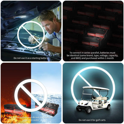 12V 200Ah LiFePO4 Lithium Battery,200A BMS,Max.2560W Load Power,15000+ Deep Cycles,10-Year Lifespan, Ideal for RV, Solar Energy Storage,Trolling Motor and Off-Grid Camping