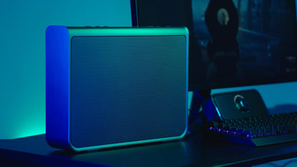 PIONEER,Sound TECTOR,Desktop Gaming Speaker,Slim Powered SUBWOOFER with HVT System,suppresses unwanted Vibration,Compact and 2.9 inch Thickness subwoofer,TQ-WG3000