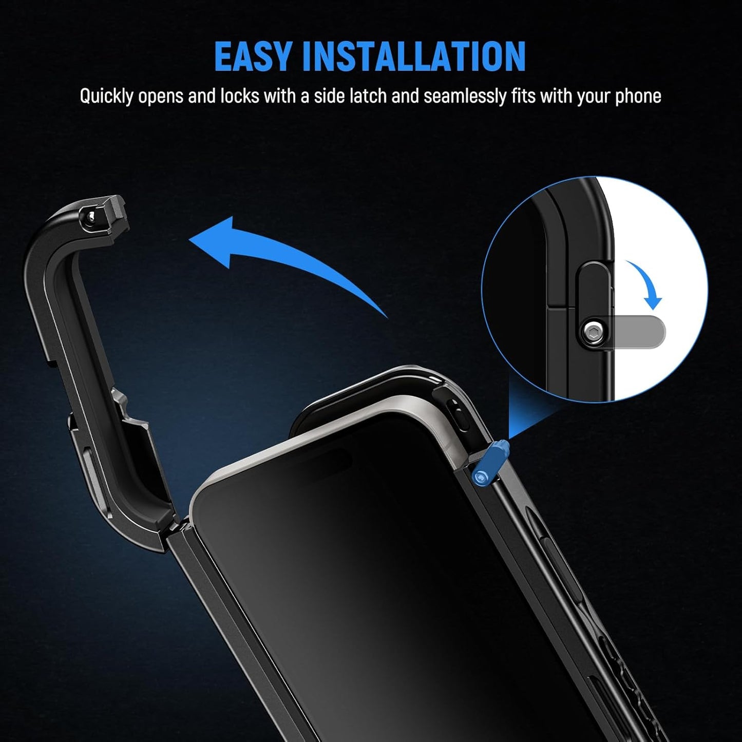 NEEWER 15 Pro Cage [2nd Gen], Video Rig Phone Stabilizer with Quick Release Side Handle, 67mm Filter Adapter, 17mm Lens Backplate, T Mount Lens Adapter Compatible with Moment, PA043+PA045B