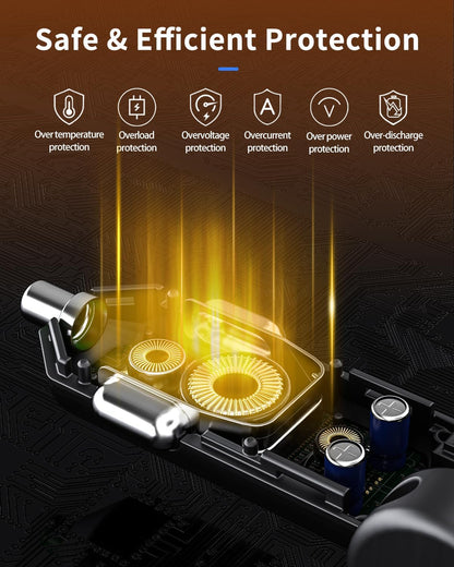 Retractable Car Charger, 3 in 1 Fast Car Phone Charger 50W, 1 TypeC Retractable Cables and USB Port, Compatible with iPhone 16/15/14/13/12/11,Galaxy,Pixel