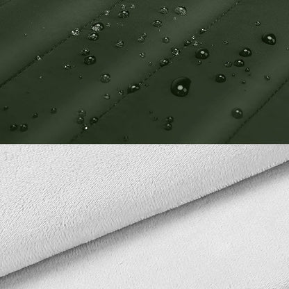 MOSISO 15-15.6 inch Laptop Case, 16 inch Puffy Laptop Sleeve Compatible with MacBook Pro 16, HP Dell ASUS Acer Toshiba Lenovo Notebook Computer, Polyester Horizontal Bag with Small Case, Army Green