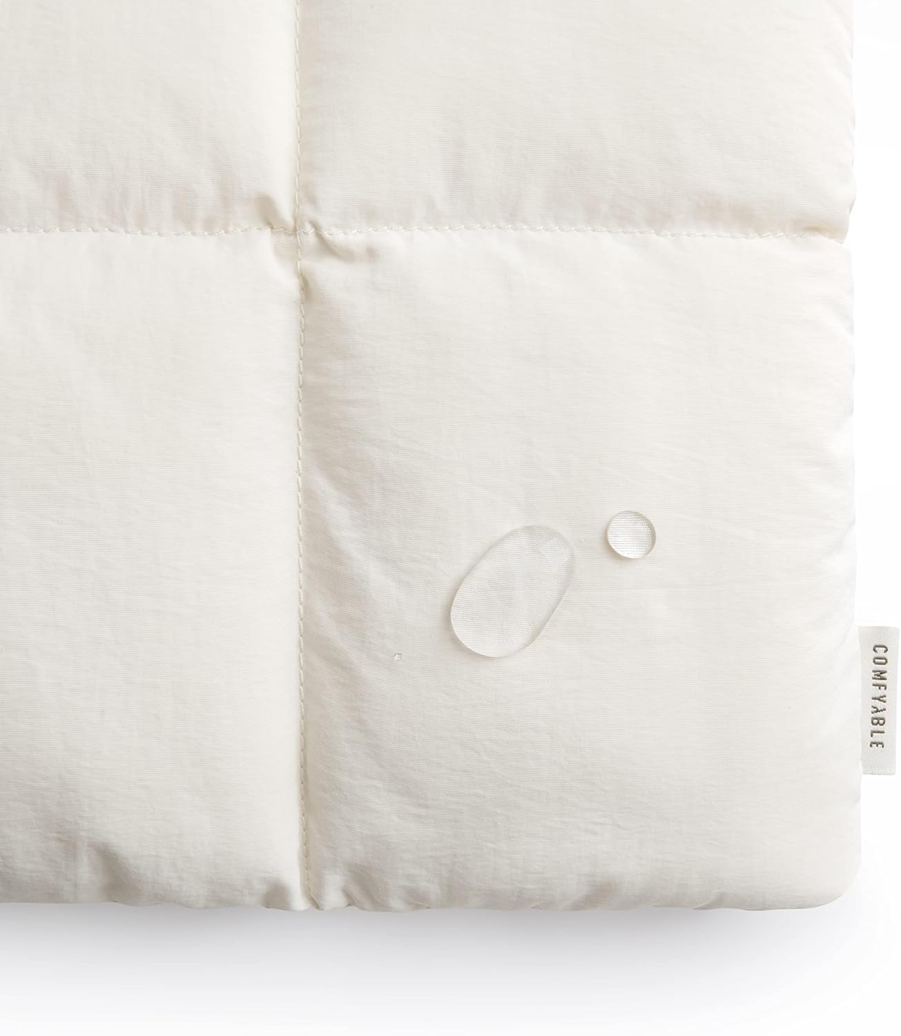 Comfyable Puffy Laptop Sleeve 15 Inch 16 Inch, Quilted Puffer Laptop Carrying Case, Pillow Pouch Compatible for MacBook Air 15 in M4 2025 & MacBook Pro 16 in M4 2024, Rice