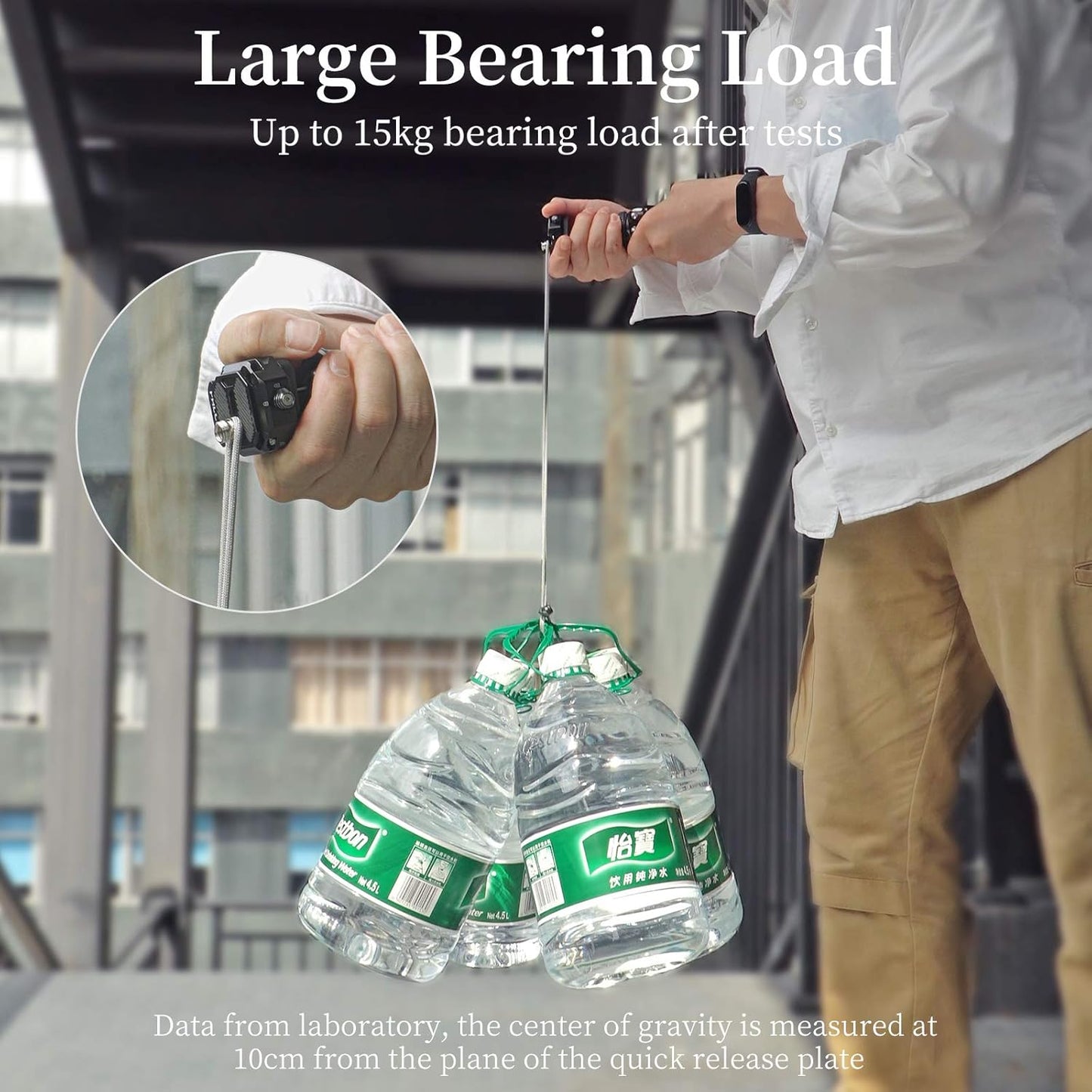 ULANZI F38 Camera Quick Release Plate w 1/4" to 3/8" Screw Thread, Quick Release System QR Plate Camera Tripod Mount Adapter for Sony Canon Monopod DSLR Stabilizer Slider DJI Switch Between Stablizer