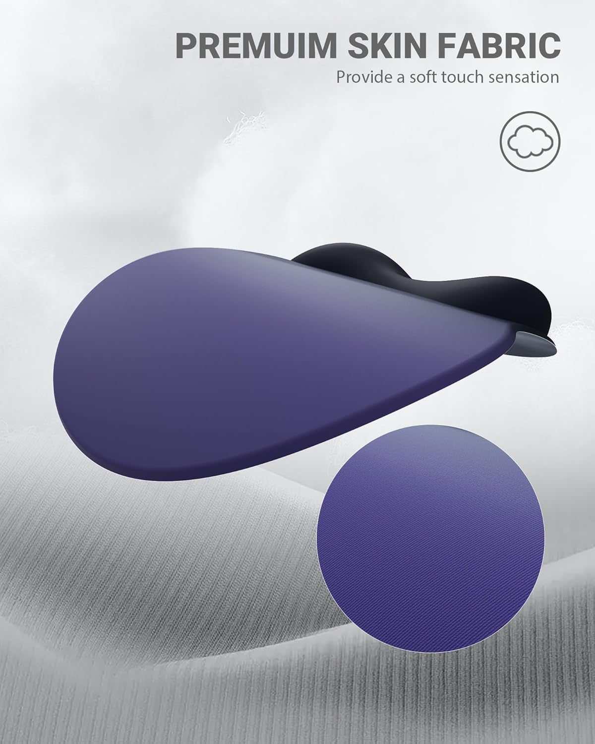 Ergonomic Mouse Pad Wrist Support, Comfortable Mouse Pad Wrist Rest, Relieve Wrist Pain Gel Mouse pad, Non-Slip Rubber Base Mousepad for Laptop, Computer(Gradient Klein Blue)