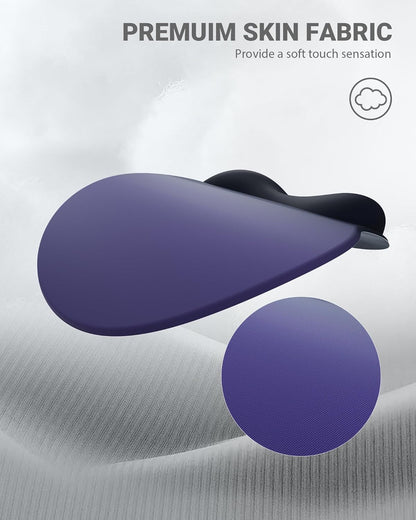 Ergonomic Mouse Pad Wrist Support, Comfortable Mouse Pad Wrist Rest, Relieve Wrist Pain Gel Mouse pad, Non-Slip Rubber Base Mousepad for Laptop, Computer(Gradient Klein Blue)