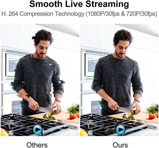 Spedal Webcam 1080P 30fps， HD Computer Webcam with Microphone for Desktop,100 Degrees Wide Angle Web Camera for Zoom Xbox YouTube Skype FaceTime Hangouts