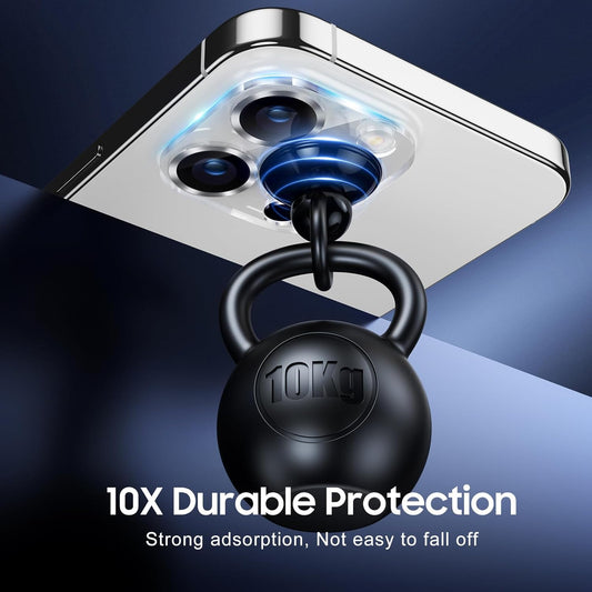 UniqueMe Compatible for 3 Pack iPhone 15 Pro/iPhone 15 Pro Max Camera Lens Protector, [Drop Protection] [Case Friendly] 9H Tempered Glass Camera Cover Screen [2023 New Version] - Silver