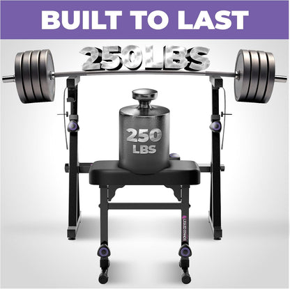 Liquid Stands Portable Heavy Duty Digital Piano Stand & Bench Set - Adjustable Keyboard Music Stand & Seat for 54-88 Key Electric Pianos