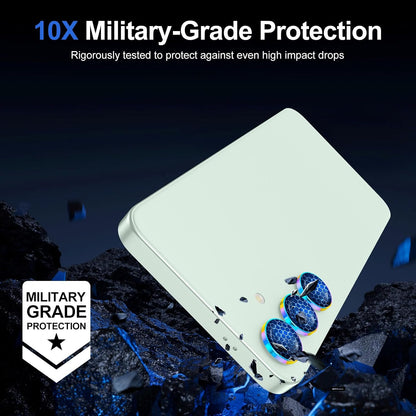 for Samsung Galaxy S25 Plus Camera Lens Protector, Individual Metal Ring Tempered Glass Lens Cover, [Strong Adsorption] Scratch Resistant Ultra-Thin HD Clear Lens Cover, 1 Set-Colorful Ring