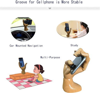 Mannequin Hand, Cell Phone Stand,Phone Holder,Phone Stand for Desk,Phone Holder for Desk,poseable Figure,Articulated Fingers,Cell Phone Stand,Male Hand of Left for Mobile Phone.