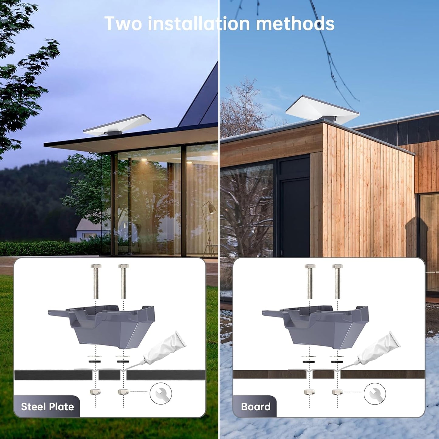 XLTTYWL Starlink Mini Mount, Premium Star Link Mimi Standard Mobility Roof RV Mounts for Mini Star Link Flat Standard Dishy Fits RV, Wood, Metal, Plastic or Slotted Vehicle Rails(Mini Flat Mount)