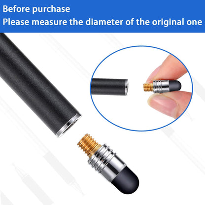 Zonon 30 Pieces Replacement Stylus Tips Conductive touch screen Pens Tips Capacitive Silicone Rubber, No Touch Door Opener Tools (0.19 Inch)