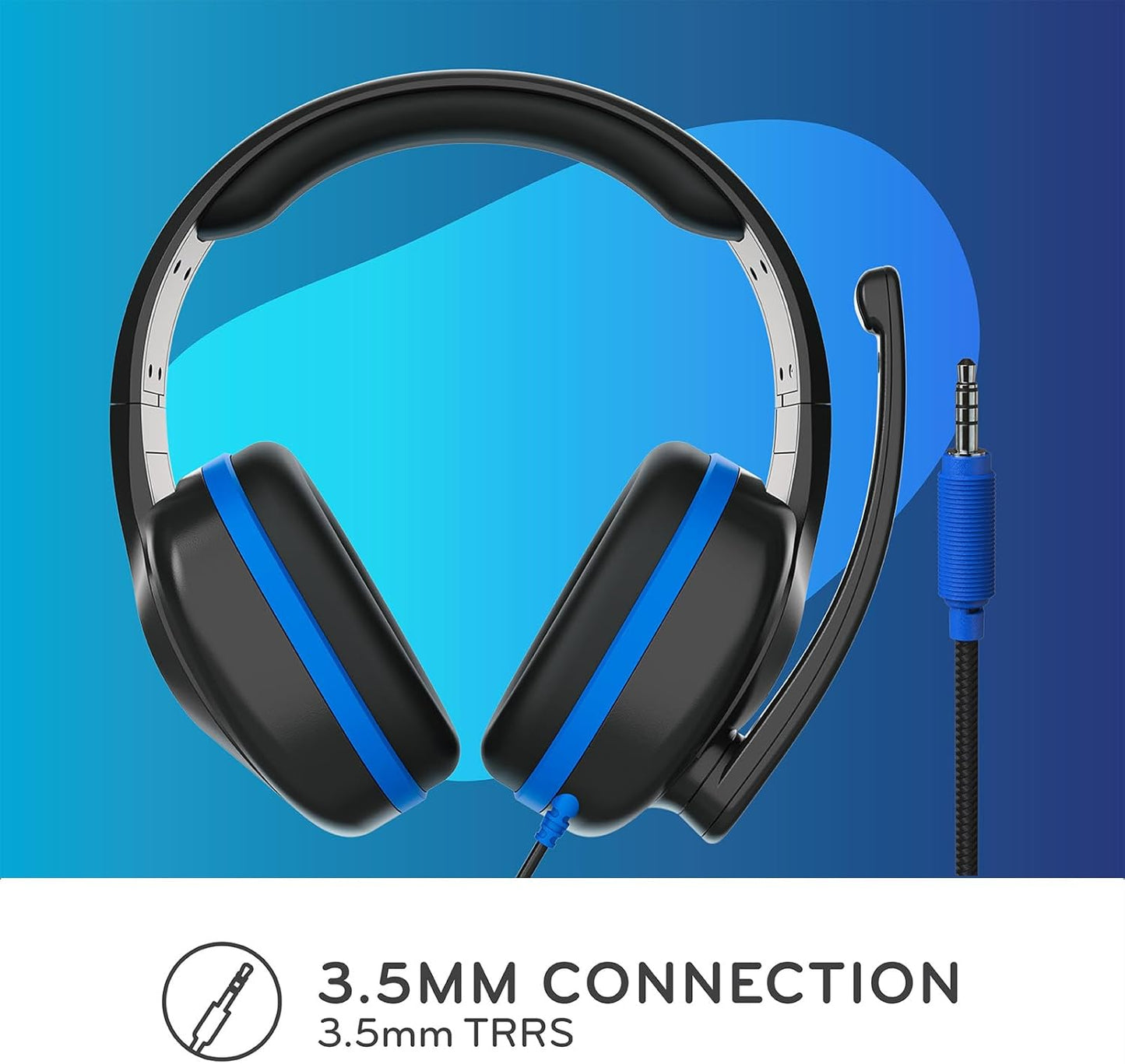 ThinkWrite Technologies TWT Audio REVO Headset, Premium Wired Over-Ear Headset, Noise Reducing Headset with Mic Boom (3.5MM)