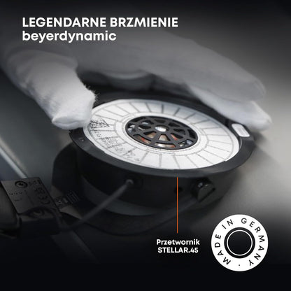 beyerdynamic AVENTHO 300 Wireless Over-Ear Headphones with ANC, Dolby Atmos and Head Tracking (Nordic Grey)