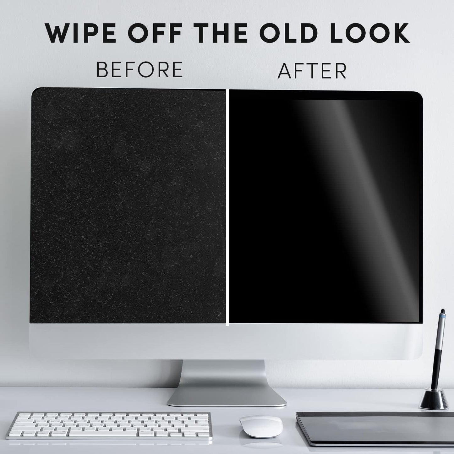 Screen Cleaner Spray and Wipe - for TV Screen Cleaner for Smart TV, Computer Screen Cleaner, TV Cleaner Spray and Cloth, Laptop Screen Cleaner, Monitor Cleaner, MacBook Screen Cleaner for Electronics