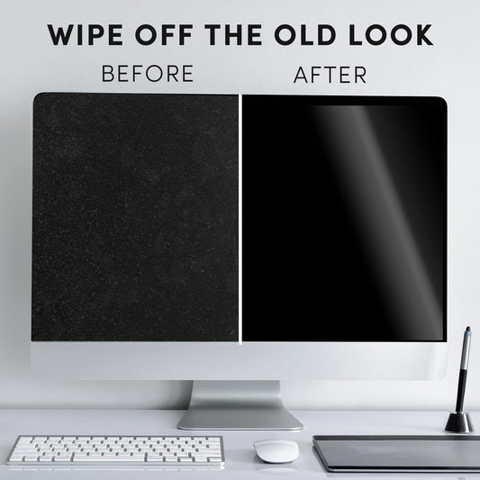 Screen Cleaner Spray and Wipe - for TV Screen Cleaner for Smart TV, Computer Screen Cleaner, TV Cleaner Spray and Cloth, Laptop Screen Cleaner, Monitor Cleaner, MacBook Screen Cleaner for Electronics