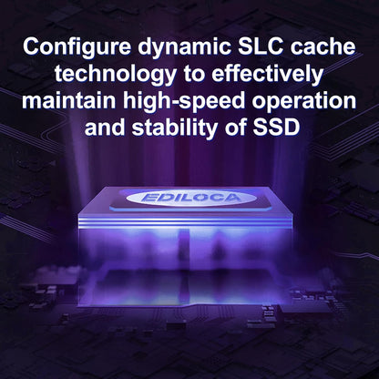 4TB M2 NVME SSD with Heatsink - PCIe Gen4.0 NVMe M.2 2280 3D NAND QLC, 5000MB/s Read, Internal Solid State Drive for PS5/PC, Dynamic SLC Cache, PS5 Storage Expansion, 5-Year Warranty(EN760)