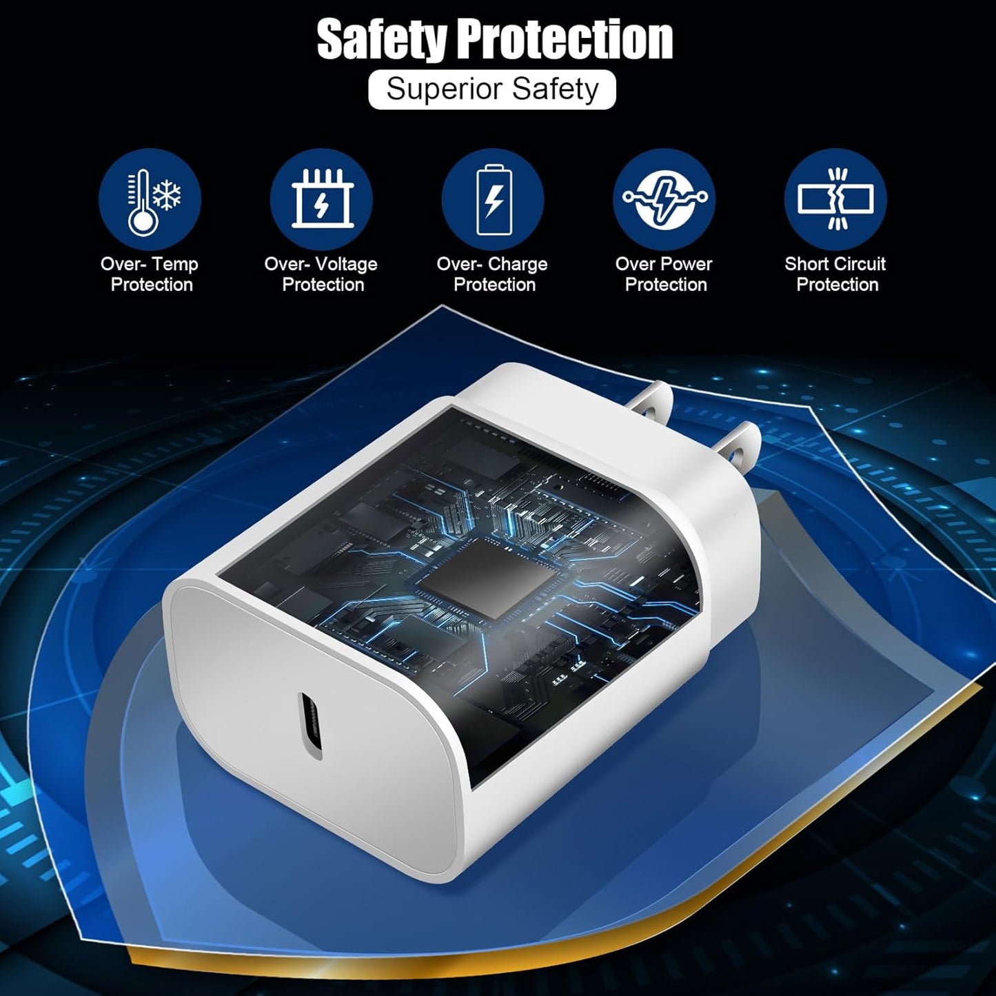 Samsung Fast Charger 2Pack 10FT Long USB C Samsung Charger Fast Charging Cord 25W USB C Chargers Fast Charging Block,Type C Wall Chargers for SamsungGalaxy S25 Ultra/S25+/S24+/S23/S22/S21/S20/A54/A16