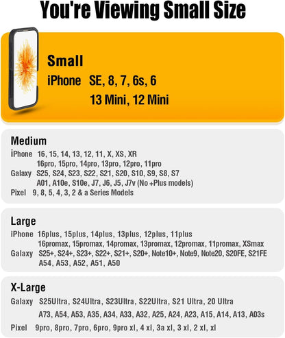 PiTau Holster for iPhone SE 8 7 6s 6, Premium Cell Phone Belt Holder Case with Clip Loops ID Card Carrying Pouch Cover for Men, (Fits Apple Phone with Case on) Pewter Small