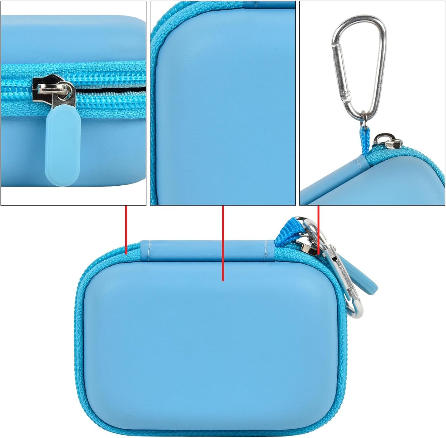 Portable Charger Power Bank Case for Swyop/for Feob/for Charmast/for JEJILL/for LanLuk/for VEGER/for iWALK/for Taegila/for Kuulaa and More Small Charging Battery Pack - Bag Only (SkyBlue)