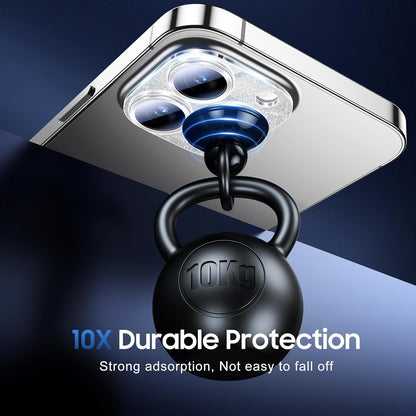 UniqueMe 3 Packs Compatible for iPhone 13 Pro Max/iPhone 13 Pro Camera Lens Protector Acrylic [Not Glass],[Case Friendly][Scratch-Resistant][Night Shooting Mode]-Glitter Silver