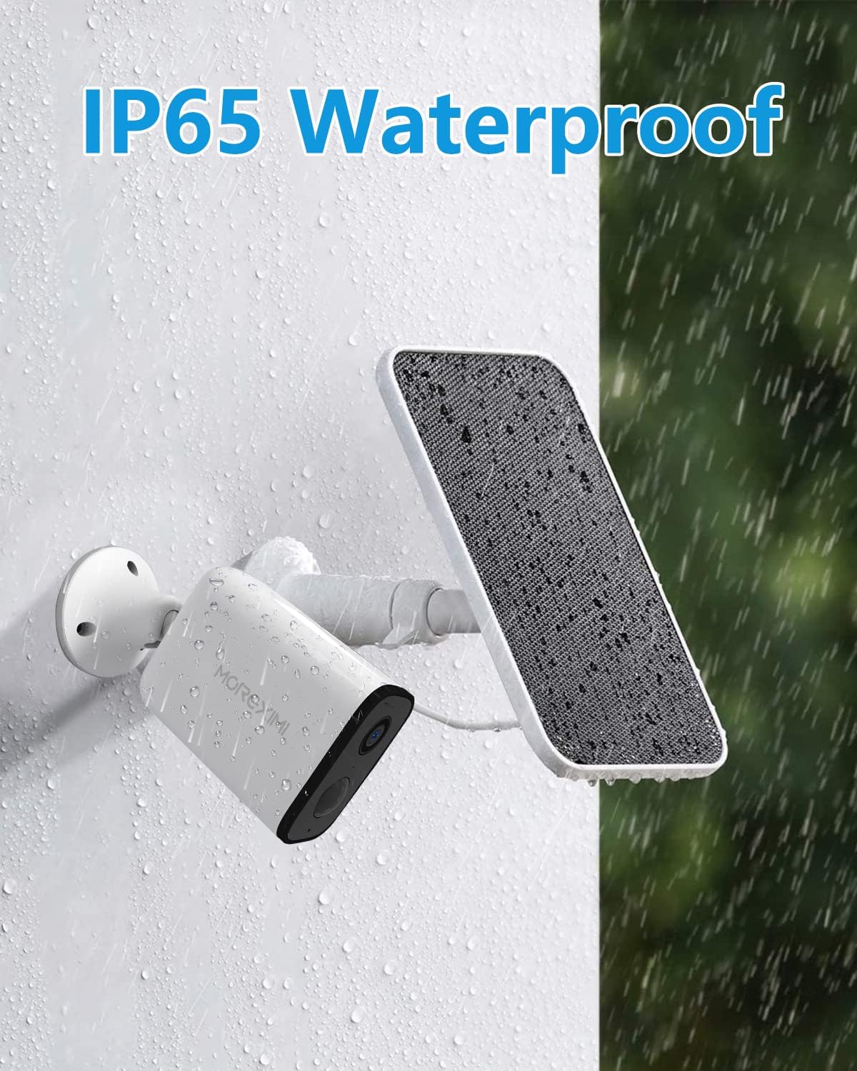 Solar Panel Charger Compatible with Eufycam 3/3C/2C/2C Pro/E40/E20/2/2 Pro/E/L20/L40/Solo/SoloCam Spotlight, 5W Solar Panel for Eufy Camera, Micro USB & USB-C Port, 9.8ft Cable, P65 Waterproof, 3 Pack