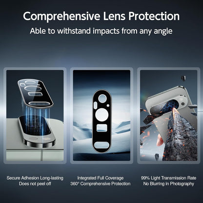 SMARTDEVIL [3+1 Pack Screen Protector For Google Pixel 9 Pro With Camera Lens Protector, Finger Print Reader Compatible, Clear 9H Tempered Glass Film, Fast & Easy Installation, Alignment Frame