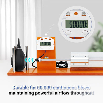 [Upgraded Version] Soft Tip Silicone Camera Dust Blower Lens Air Blower,Camera Lens Cleaner Air Blower for Sensor LCD Keyboards Filters Alcohol Ink Printing,Dust Blower Replace Canned Air-Blue