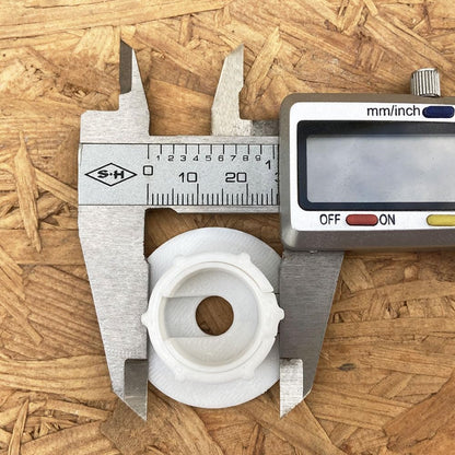 Wall Bushing Grommet for Starlink Dishy Router Ethernet Adapter Cable, Starlink Cable Routing Kit Feed-Through for 1 inch Wall Hole and Furnitures Wire Hole(White, 2 Pack)